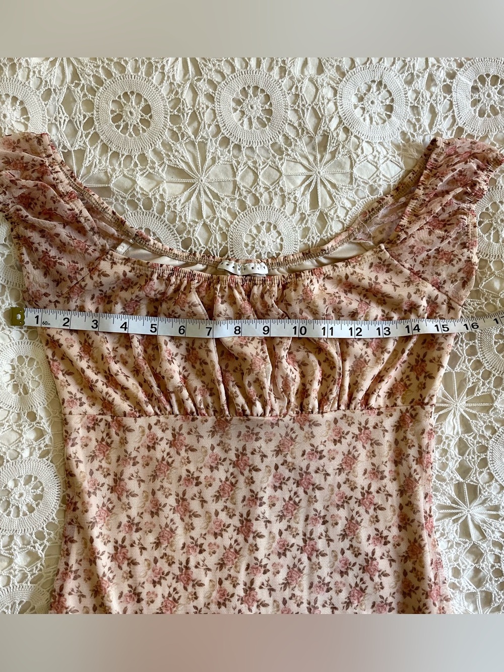 Vintage Y2K smart set pink floral dress - Picture 5 of 6